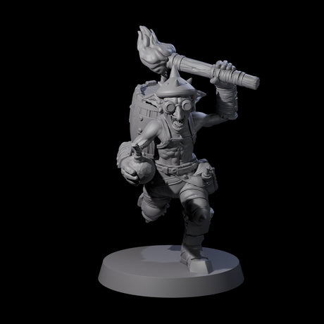 Two Crazed Goblin Alchemists Miniature for Dungeons and Dragons, Pathfinder or other TTRPGs