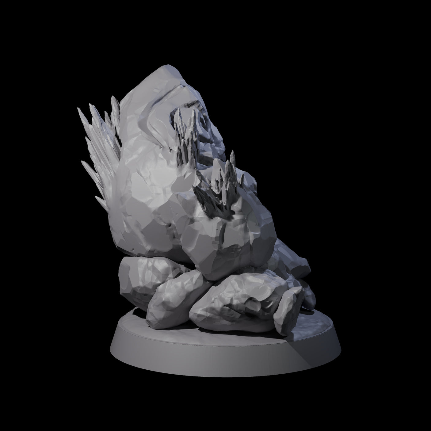 Two Cute Baby Ice Elementals Miniature for Dungeons and Dragons, Pathfinder or other TTRPGs
