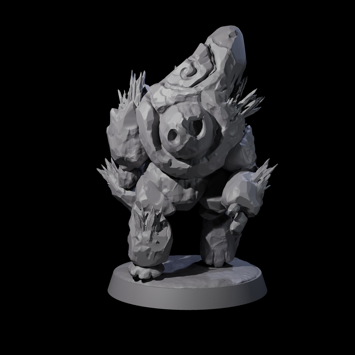 Two Cute Baby Ice Elementals Miniature for Dungeons and Dragons, Pathfinder or other TTRPGs