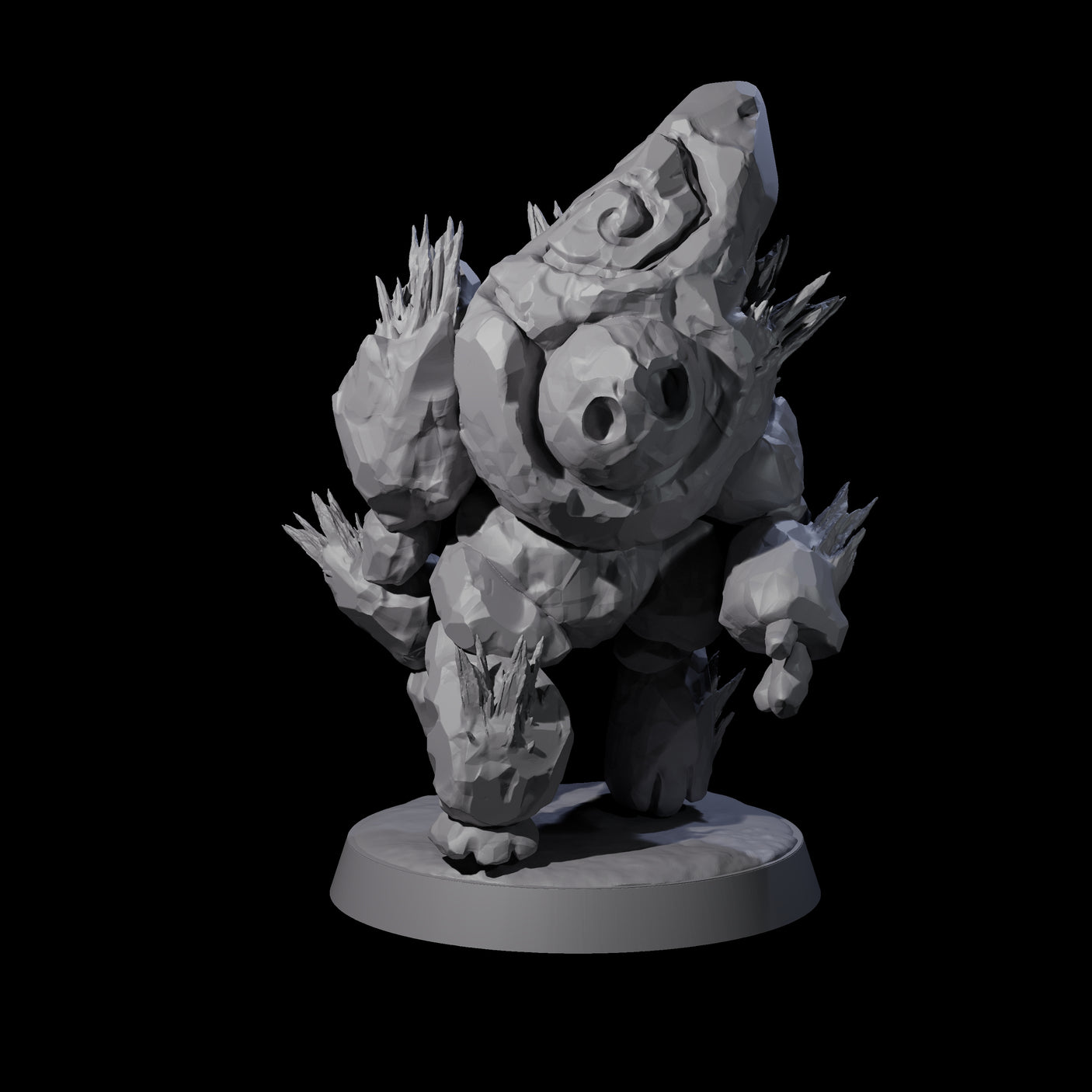 Two Cute Baby Ice Elementals Miniature for Dungeons and Dragons, Pathfinder or other TTRPGs