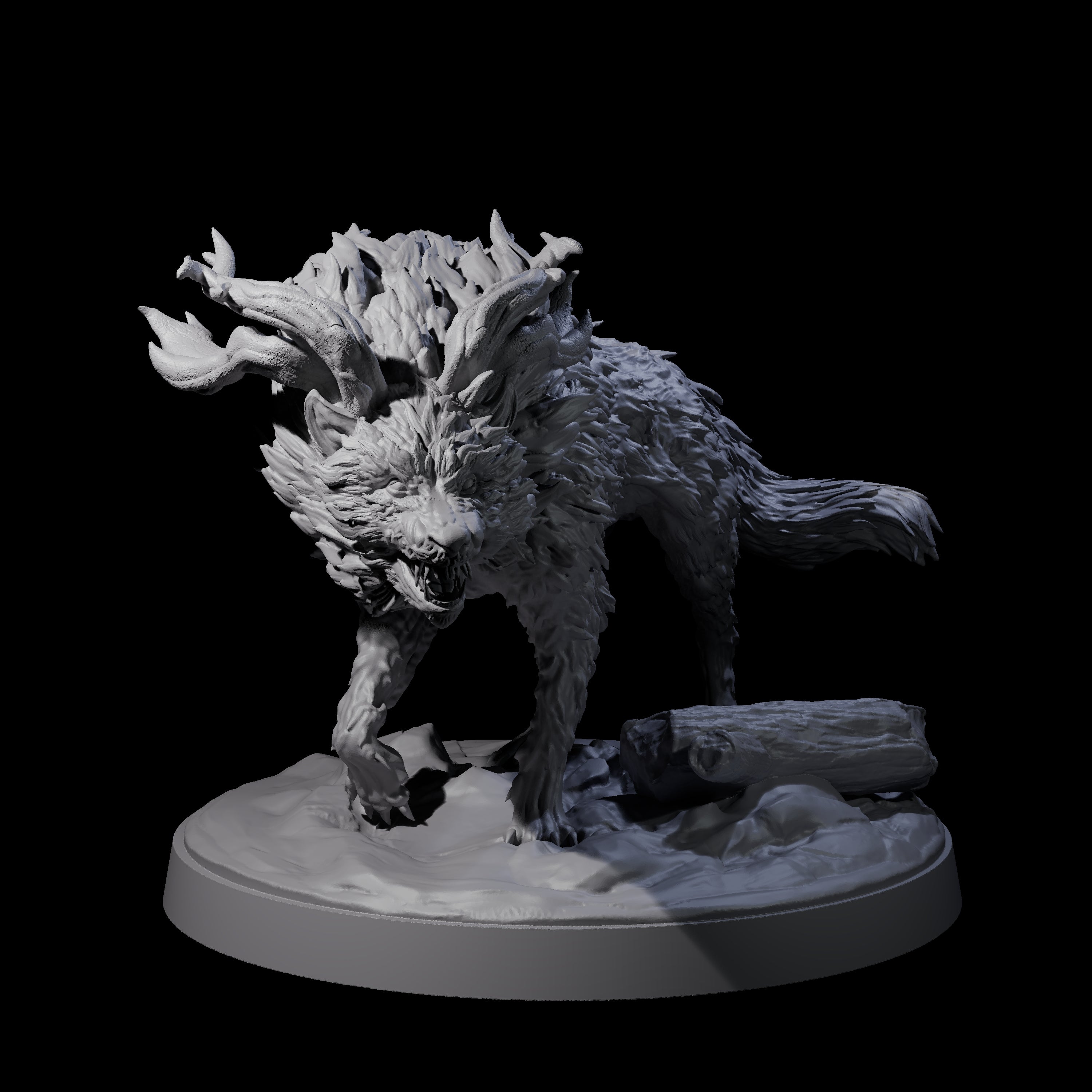 Two Dark Gwyllhis Miniature for Dungeons and Dragons, Pathfinder or other TTRPGs