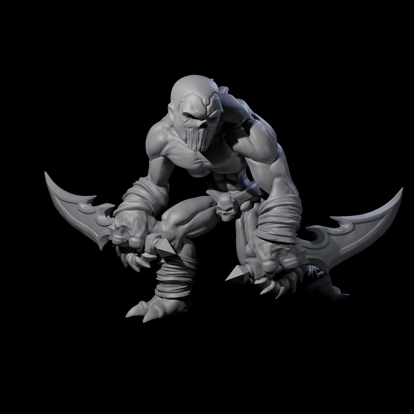 Two Dark Shadow Stalkers Miniature for Dungeons and Dragons, Pathfinder or other TTRPGs