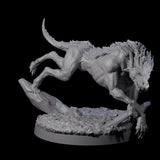 Two Dastardly Worgs Miniature for Dungeons and Dragons, Pathfinder or other TTRPGs