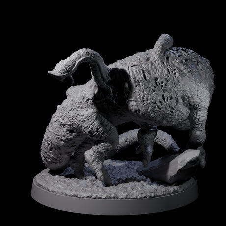 Two Devourering Otyughs Miniature for Dungeons and Dragons, Pathfinder or other TTRPGs