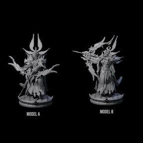 Two Elite Dark Elf Archers Miniature for Dungeons and Dragons, Pathfinder or other TTRPGs