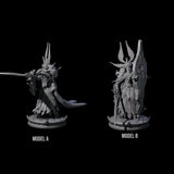 Two Elite Dark Elf Warriors Miniature for Dungeons and Dragons, Pathfinder or other TTRPGs