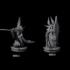 Two Elite Dark Elf Warriors Miniature for Dungeons and Dragons, Pathfinder or other TTRPGs