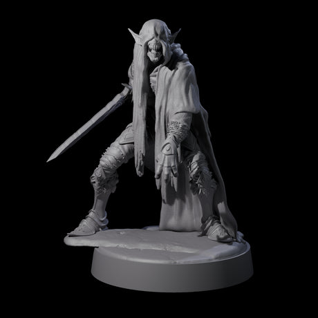Two Eyeless Ghouls Miniature for Dungeons and Dragons, Pathfinder or other TTRPGs