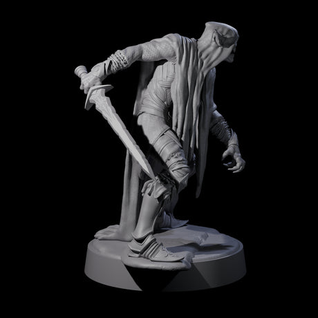 Two Eyeless Ghouls Miniature for Dungeons and Dragons, Pathfinder or other TTRPGs