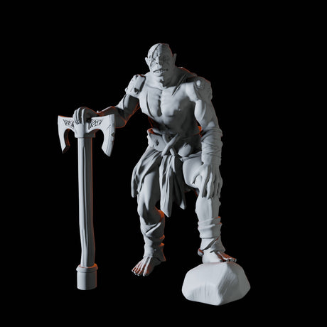 Two Fomorian Warriors Miniature for Dungeons and Dragons, Pathfinder or other TTRPGs