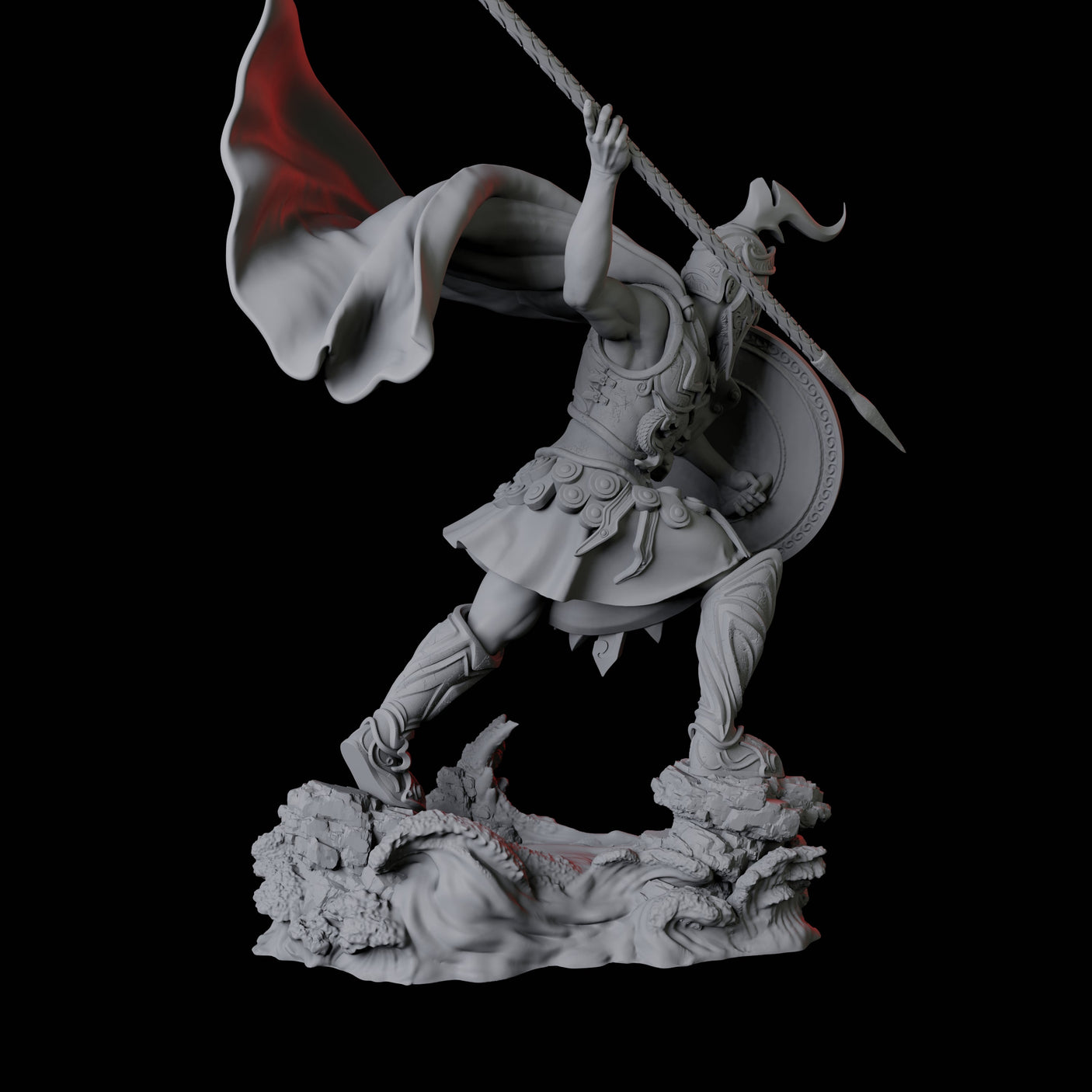 Two Giant Hoplites Miniature for Dungeons and Dragons, Pathfinder or other TTRPGs