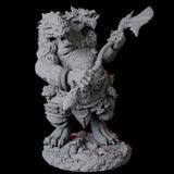 Two Gnoll Ettins Miniature for Dungeons and Dragons, Pathfinder or other TTRPGs