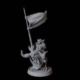 Two Goblin Cavalry Miniature for Dungeons and Dragons, Pathfinder or other TTRPGs
