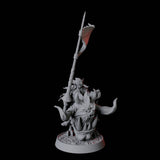 Two Goblin Cavalry Miniature for Dungeons and Dragons, Pathfinder or other TTRPGs