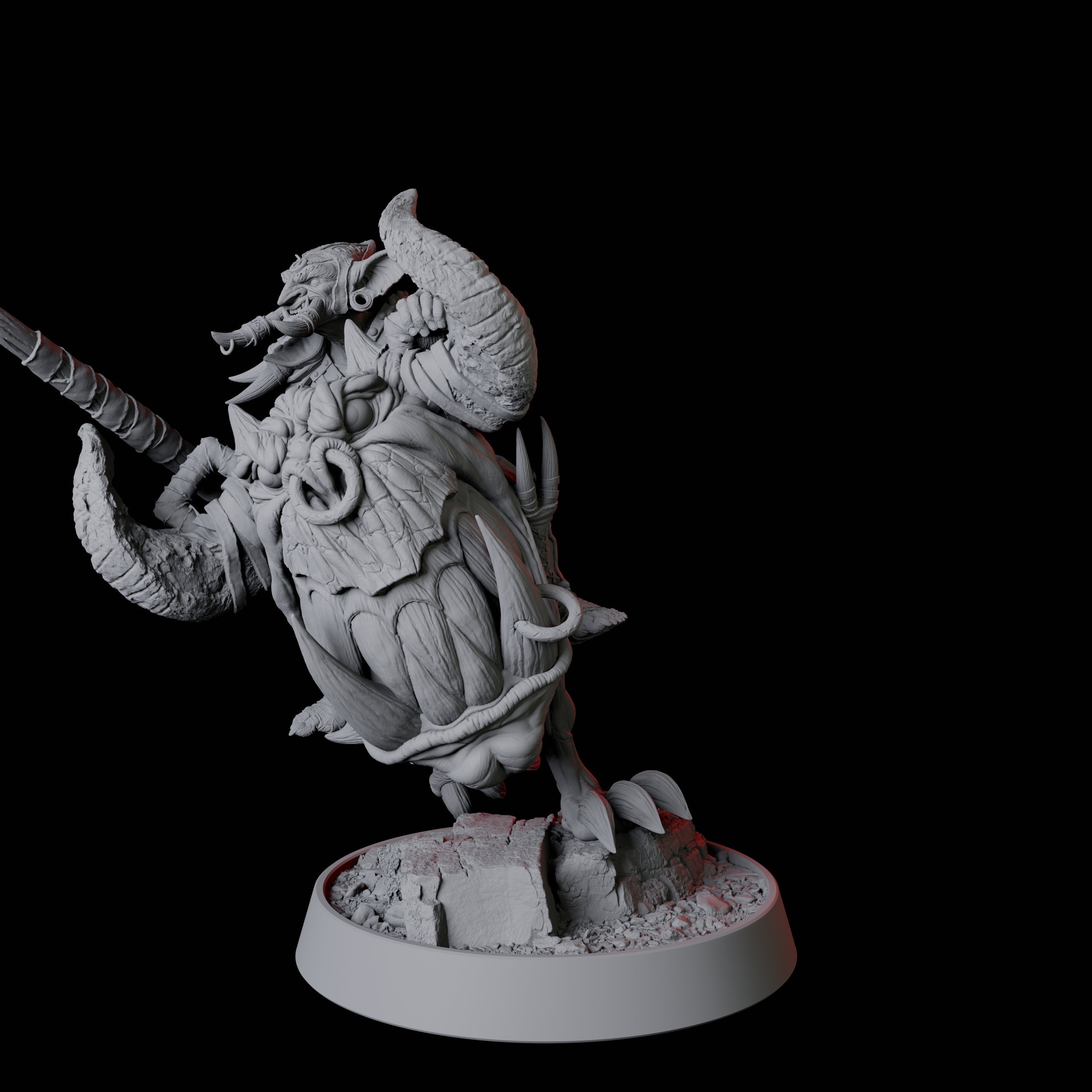 Two Goblin Cavalry Miniature for Dungeons and Dragons