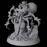 Two Goblin Spider Riders Miniature for Dungeons and Dragons, Pathfinder or other TTRPGs