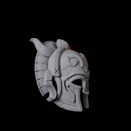 Two Greek Helmets Miniature for Dungeons and Dragons, Pathfinder or other TTRPGs