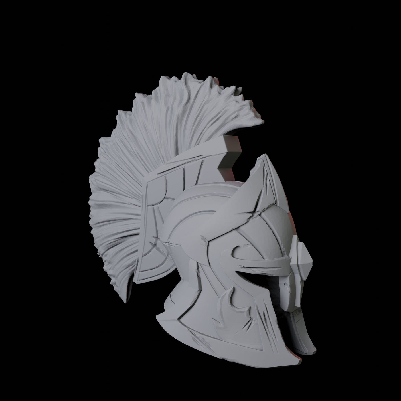 Two Greek Helmets Miniature for Dungeons and Dragons, Pathfinder or other TTRPGs
