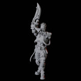 Two Human Cyborgs Miniature for Dungeons and Dragons, Pathfinder or other TTRPGs