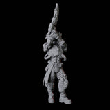 Two Human Cyborgs Miniature for Dungeons and Dragons, Pathfinder or other TTRPGs