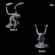 Two Hunting Displacer Beasts Miniature for Dungeons and Dragons, Pathfinder or other TTRPGs