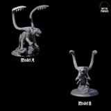 Two Hunting Displacer Beasts Miniature for Dungeons and Dragons, Pathfinder or other TTRPGs