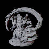 Two Male Casting Geomancers Miniature for Dungeons and Dragons, Pathfinder or other TTRPGs