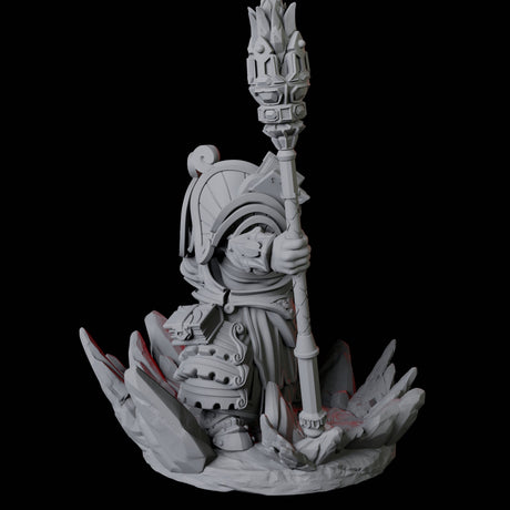 Two Male Casting Geomancers Miniature for Dungeons and Dragons, Pathfinder or other TTRPGs