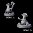 Two Myconid Younglings Miniature for Dungeons and Dragons, Pathfinder or other TTRPGs