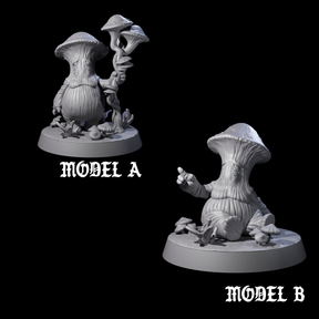 Two Myconid Younglings Miniature for Dungeons and Dragons, Pathfinder or other TTRPGs