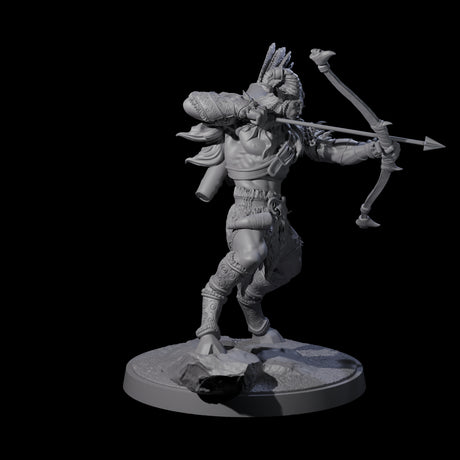 Two Precise Satyr Marksmen Miniature for Dungeons and Dragons, Pathfinder or other TTRPGs