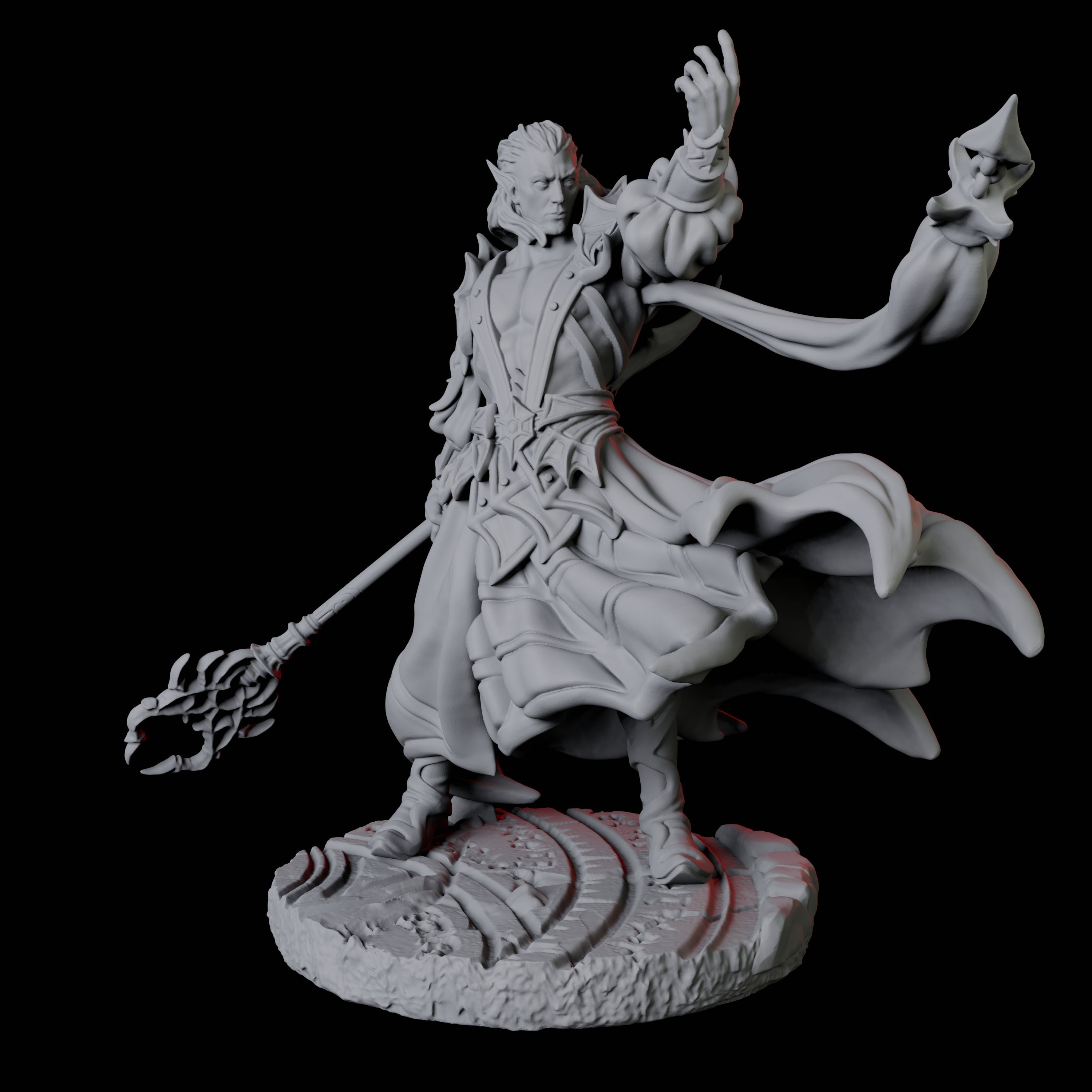 Two Proud Clerics Miniature for Dungeons and Dragons, Pathfinder or other TTRPGs