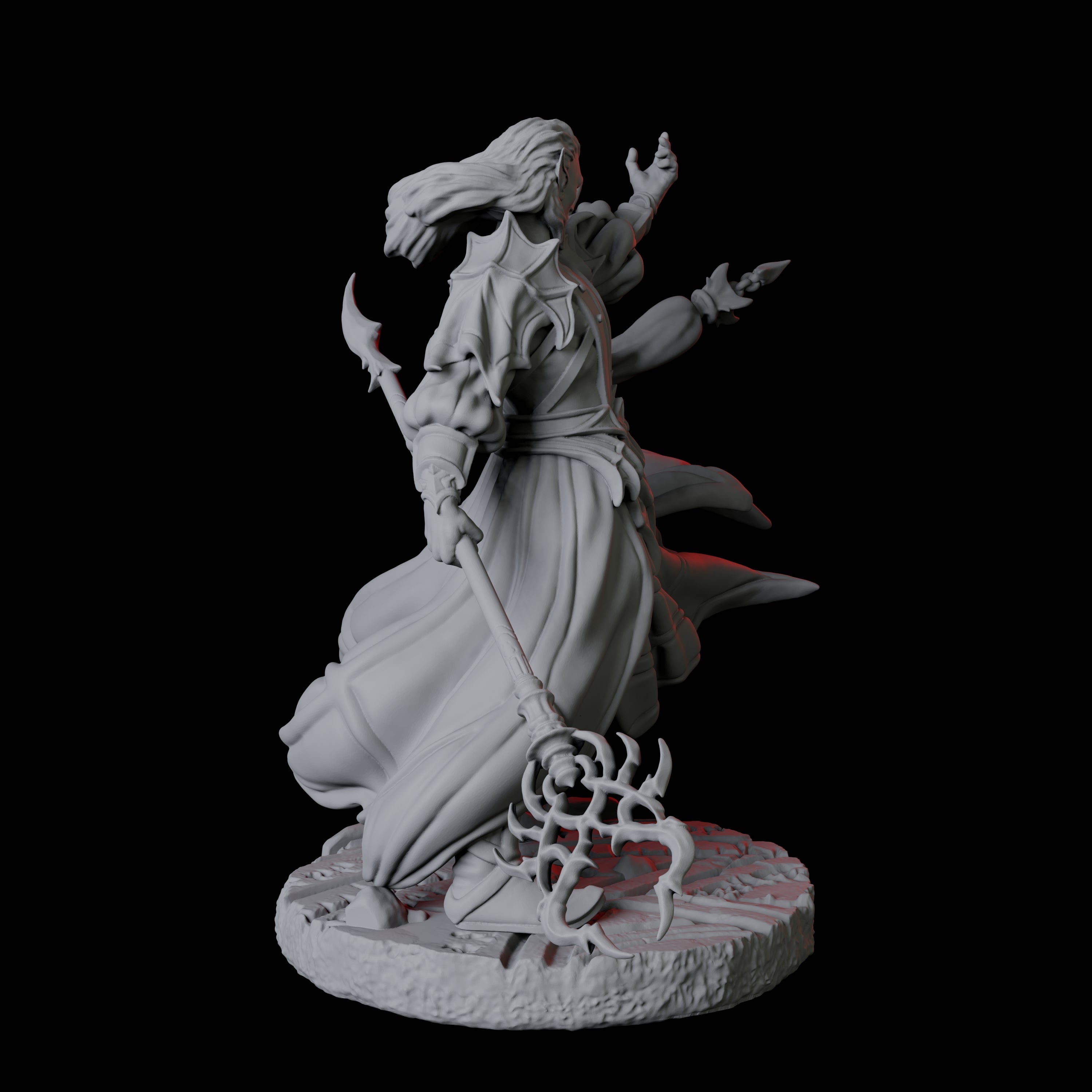 Two Proud Clerics Miniature for Dungeons and Dragons, Pathfinder or other TTRPGs