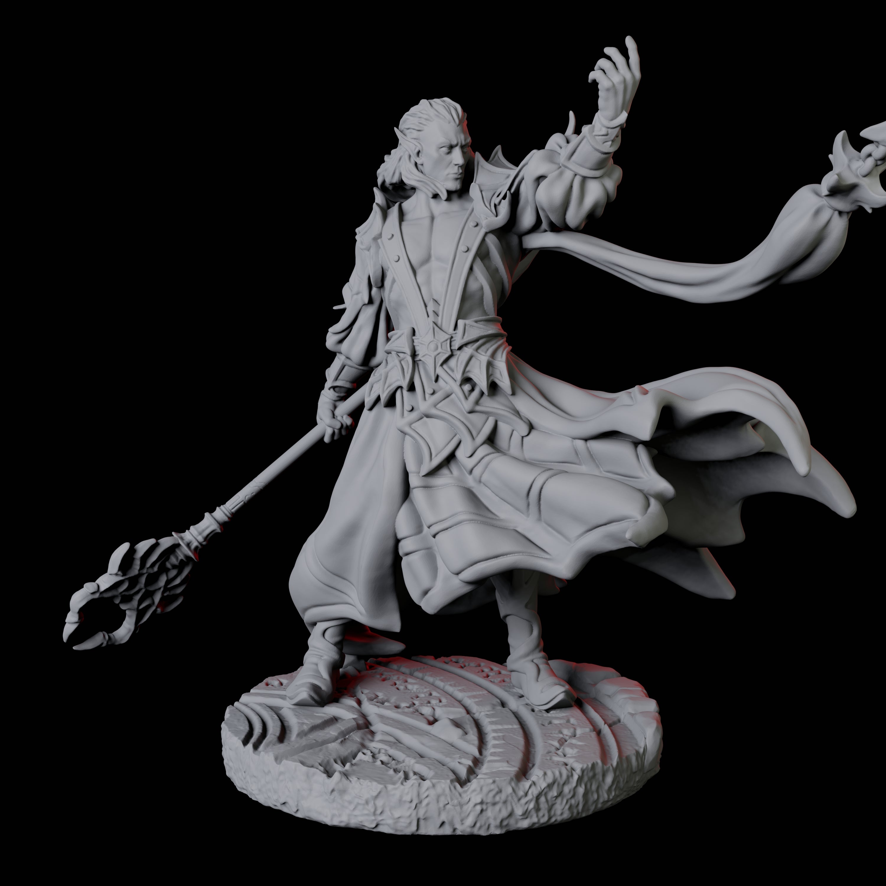 Two Proud Clerics Miniature for Dungeons and Dragons, Pathfinder or other TTRPGs