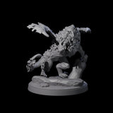 Two Prowling Grimalkins Miniature for Dungeons and Dragons, Pathfinder or other TTRPGs