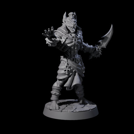 Two Raving Anubis Guards Miniature for Dungeons and Dragons, Pathfinder or other TTRPGs