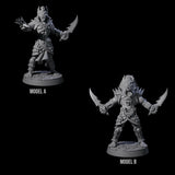 Two Raving Anubis Guards Miniature for Dungeons and Dragons, Pathfinder or other TTRPGs