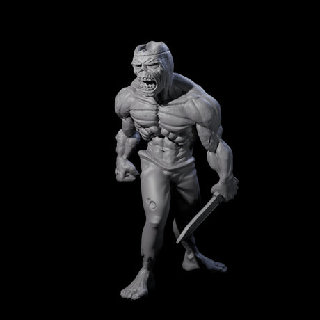 Two Roaming Zombies Miniature for Dungeons and Dragons, Pathfinder or other TTRPGs
