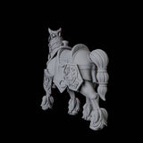 Two Royal Horses Miniature for Dungeons and Dragons, Pathfinder or other TTRPGs