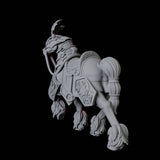 Two Royal Horses Miniature for Dungeons and Dragons, Pathfinder or other TTRPGs