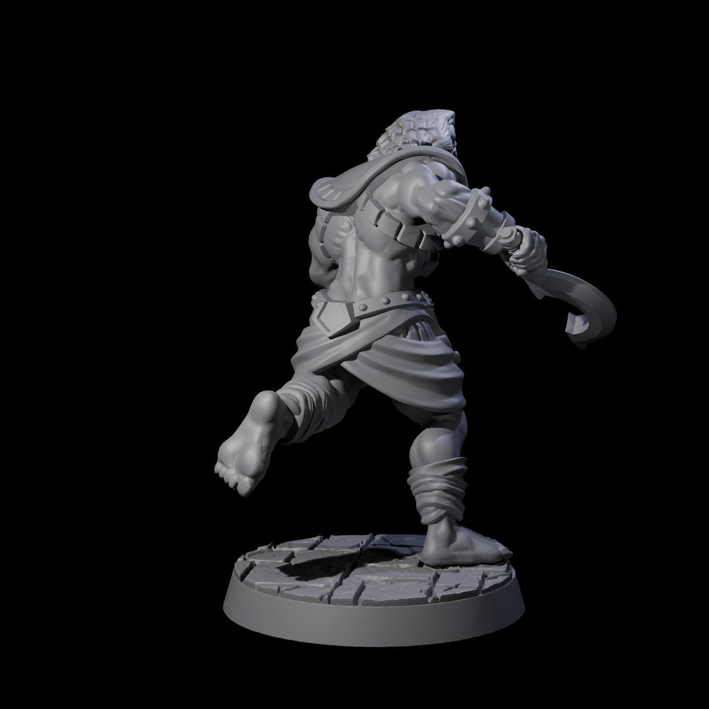 Two Running Aarakocra Guards Miniature for Dungeons and Dragons, Pathfinder or other TTRPGs