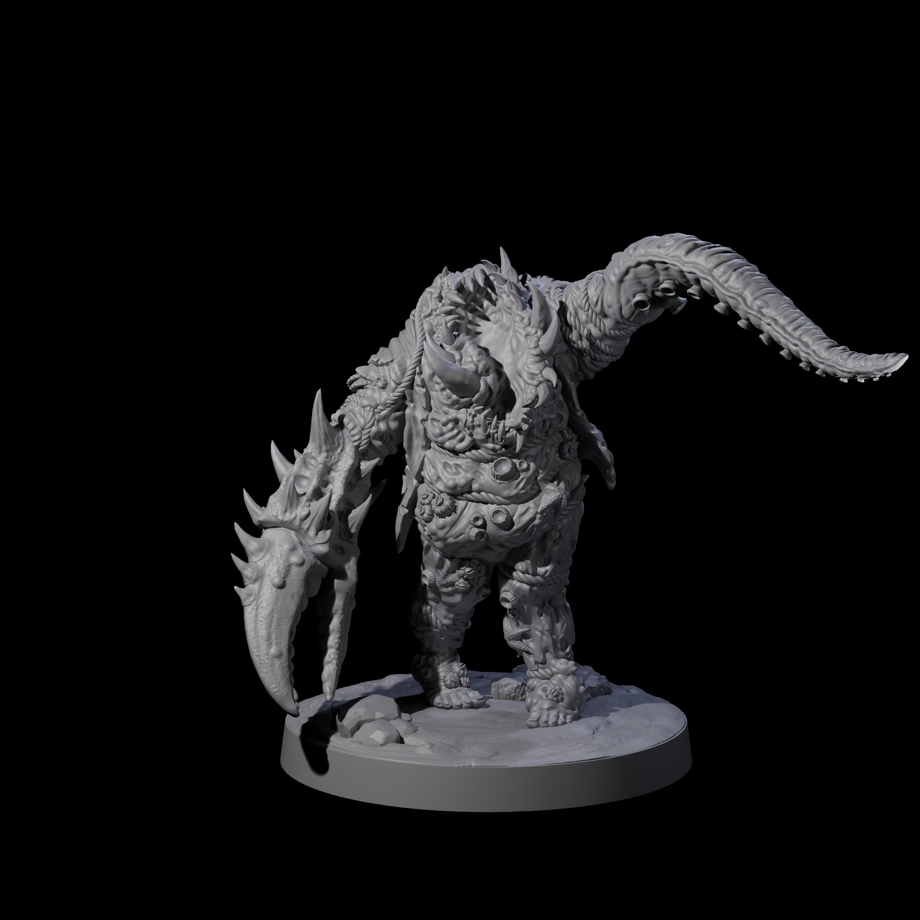 Two Salty Abyssal Spawns Miniature for Dungeons and Dragons, Pathfinder or other TTRPGs