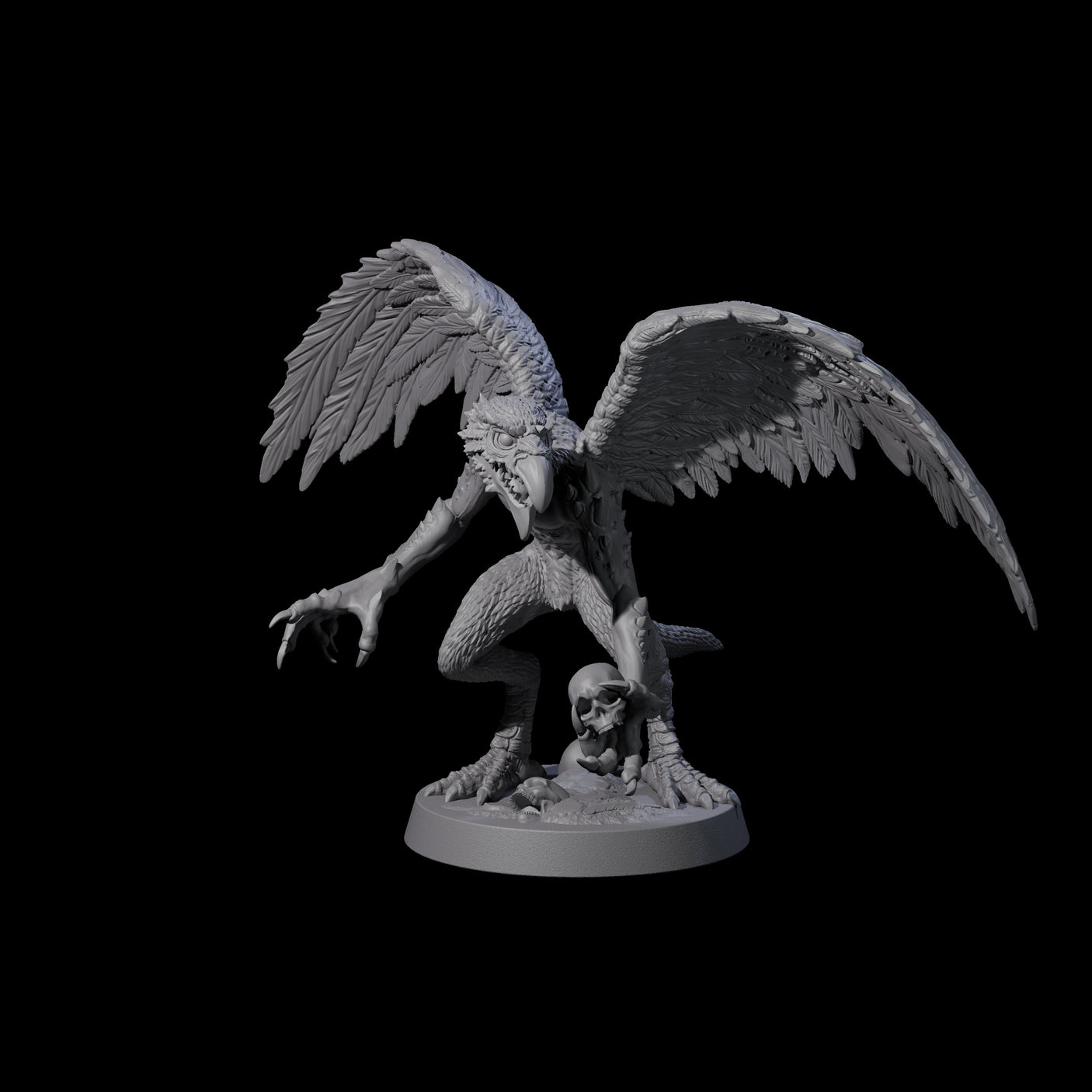 Two Spiny Vroks Miniature for Dungeons and Dragons, Pathfinder or other TTRPGs