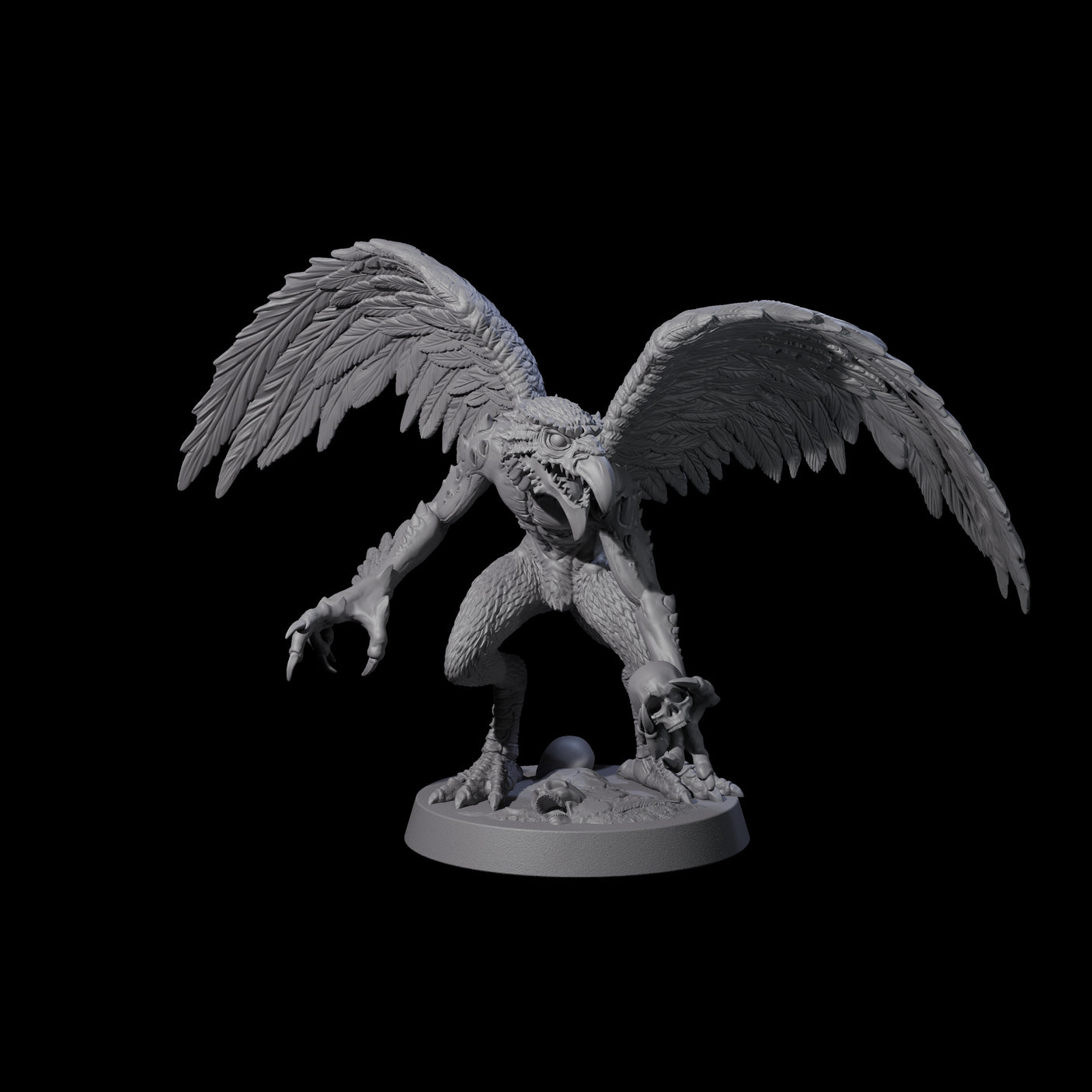 Two Spiny Vroks Miniature for Dungeons and Dragons, Pathfinder or other TTRPGs