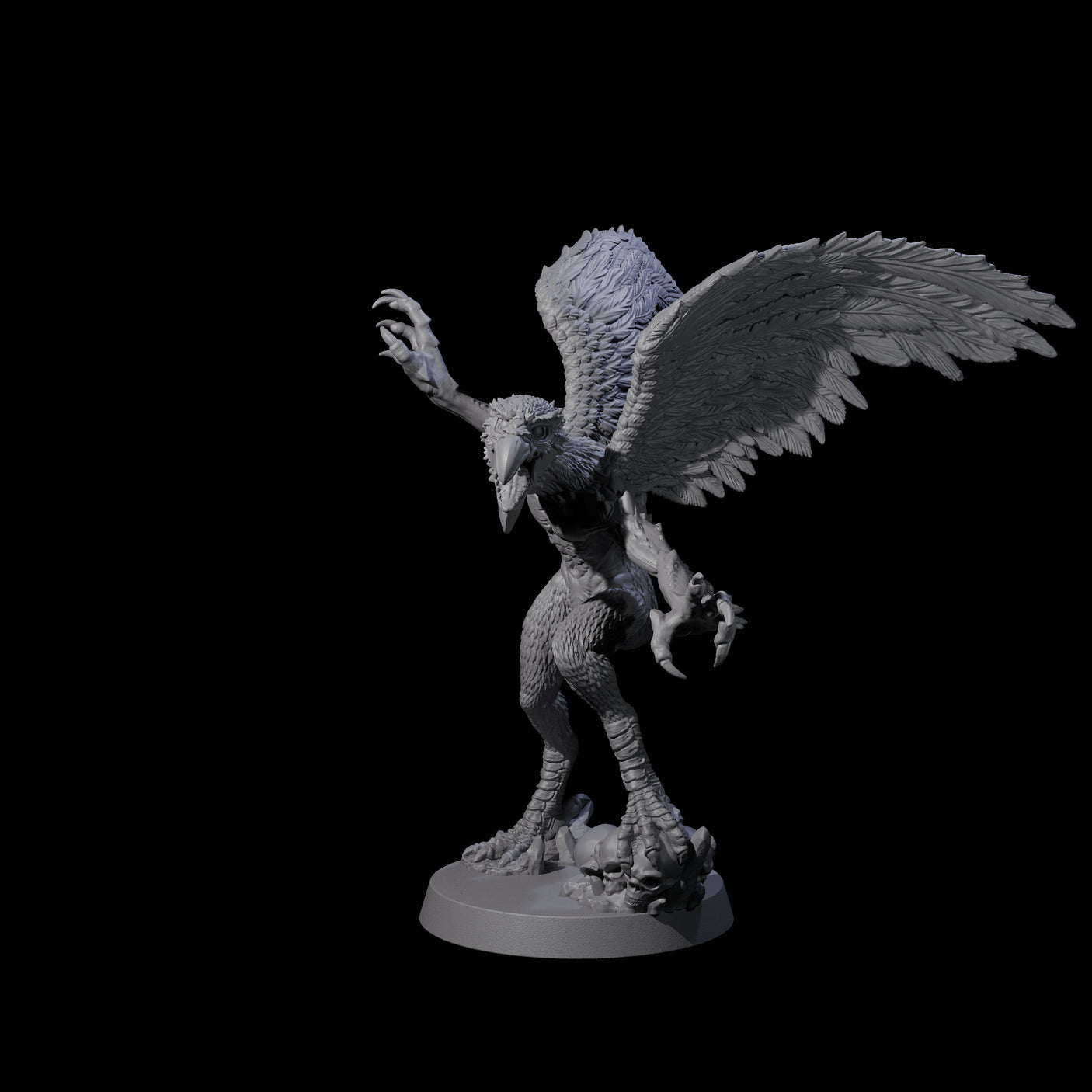 Two Spiny Vroks Miniature for Dungeons and Dragons, Pathfinder or other TTRPGs