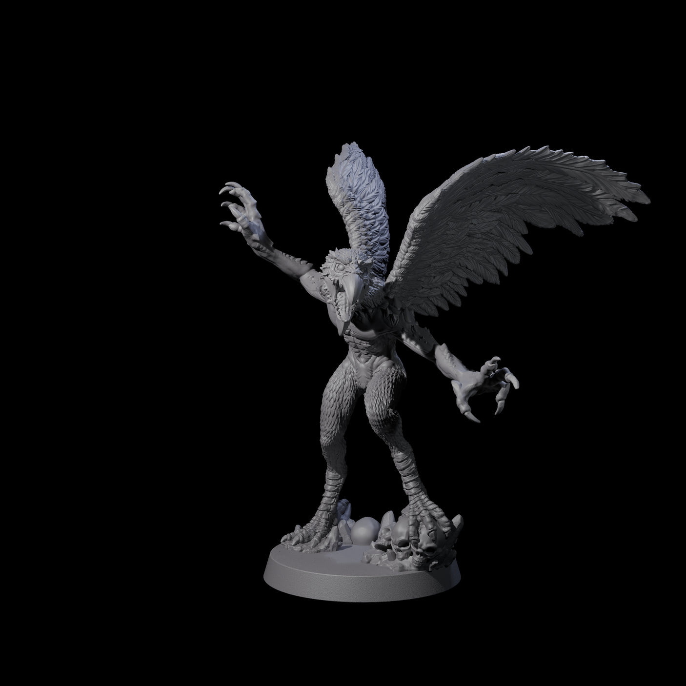 Two Spiny Vroks Miniature for Dungeons and Dragons, Pathfinder or other TTRPGs