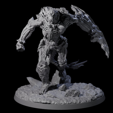Two Striding Bone Colossi Miniature for Dungeons and Dragons, Pathfinder or other TTRPGs
