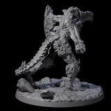 Two Striding Bone Colossi Miniature for Dungeons and Dragons, Pathfinder or other TTRPGs