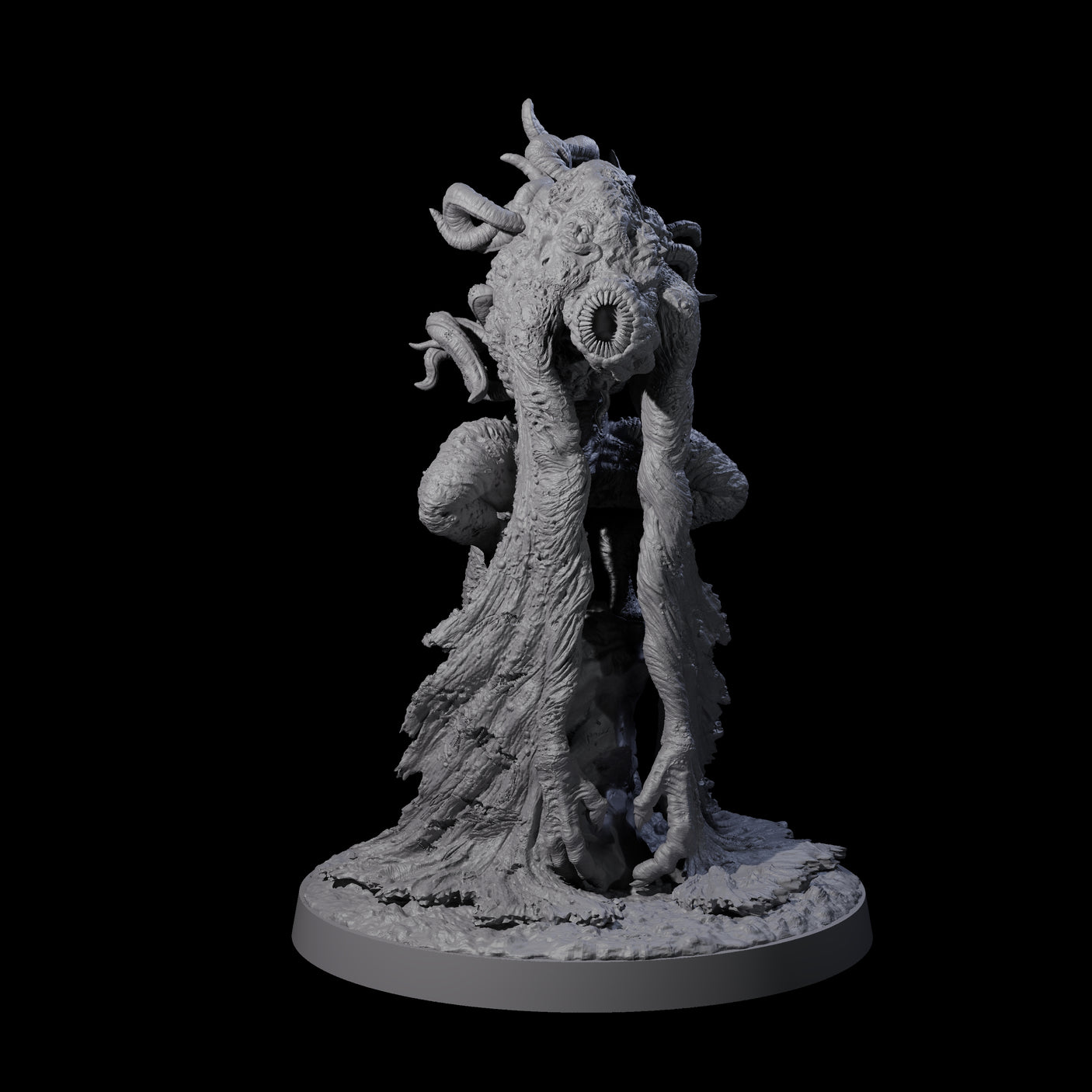 Two Twisted Star Spawn Seers Miniature for Dungeons and Dragons, Pathfinder or other TTRPGs