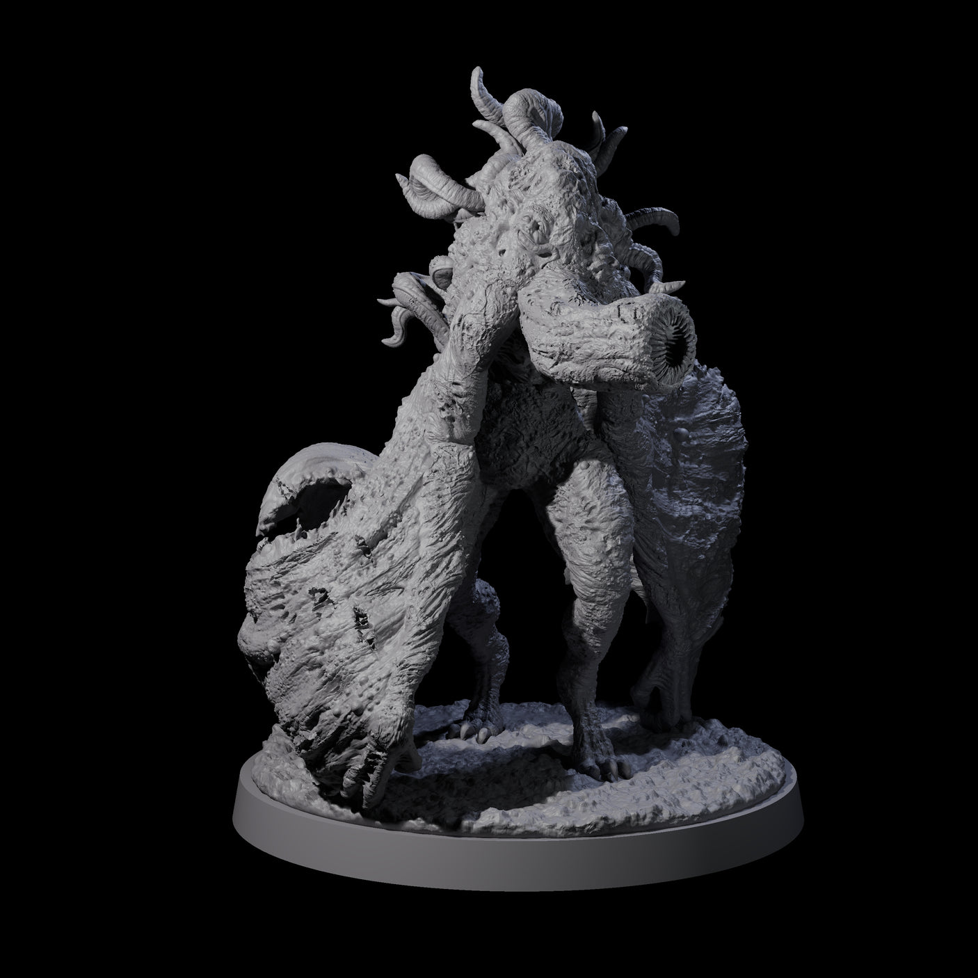 Two Twisted Star Spawn Seers Miniature for Dungeons and Dragons, Pathfinder or other TTRPGs
